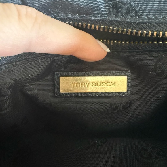 Tory Burch Black Crossbody Bag with Gold Logo - Picture 10 of 16